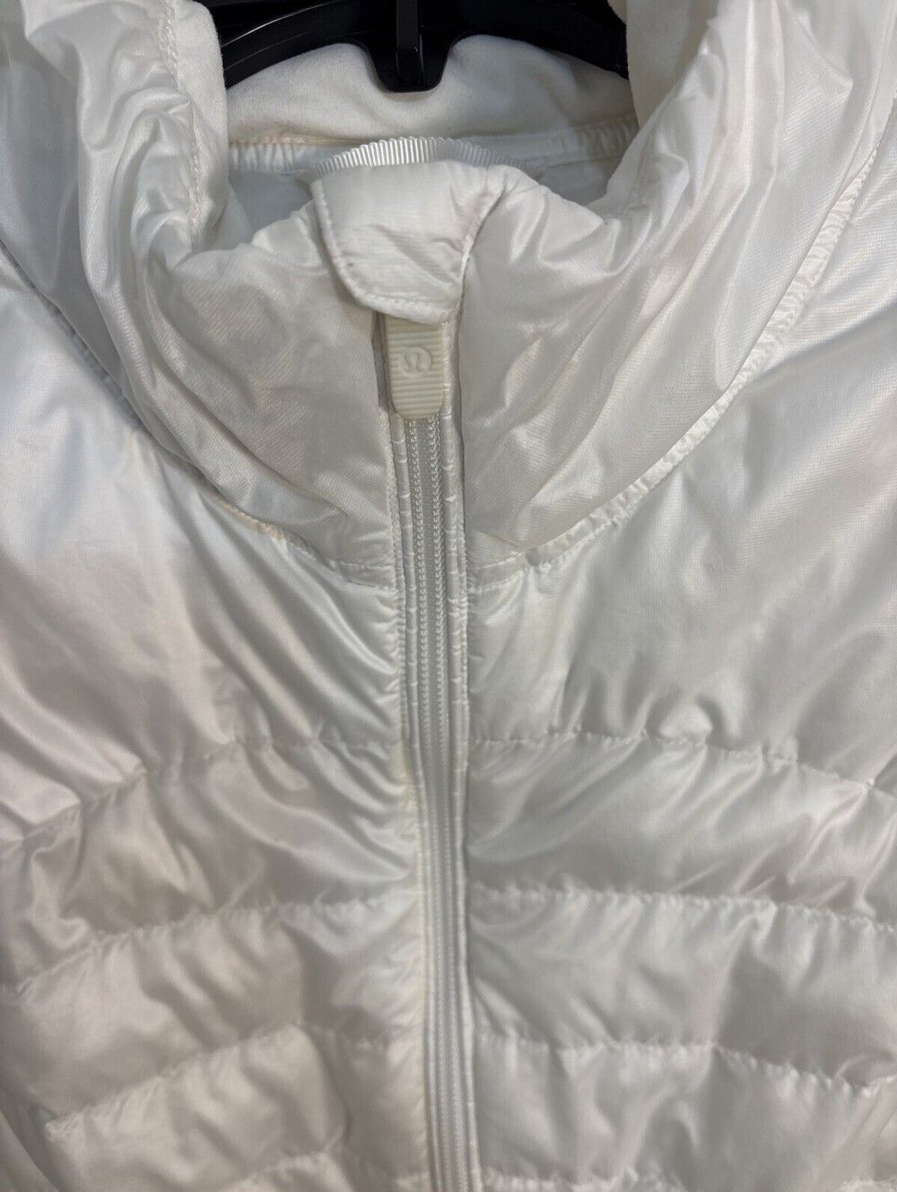 Lululemon Down For A Run Vest II White Goose Down Puffer Vest Size 12 - Picture 4 of 15